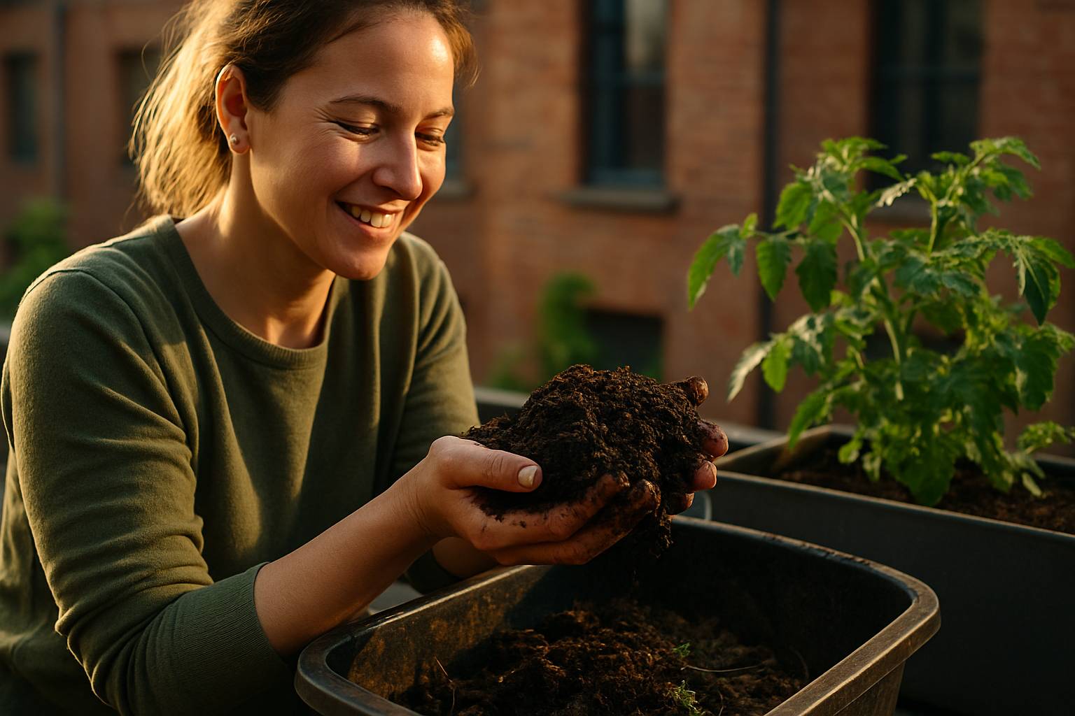 Comment j’ai transformé mes déchets verts en or pour mes plantations en ville