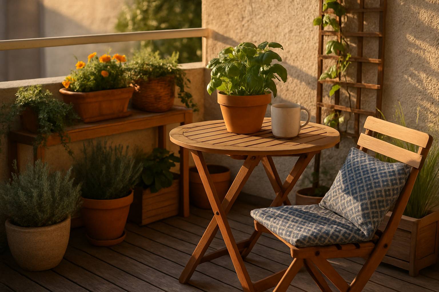 Comment maximiser chaque centimètre carré de votre terrasse avec des techniques simples