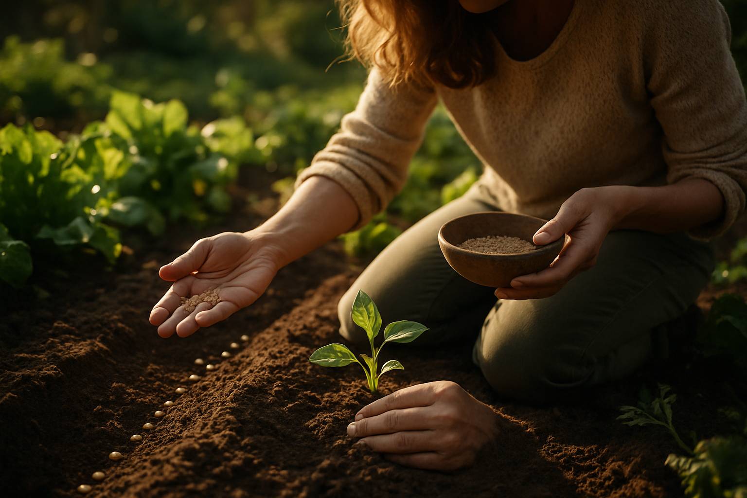 Les semences, clés de vie : planter un jardin bio pour cultiver bonheur et harmonie