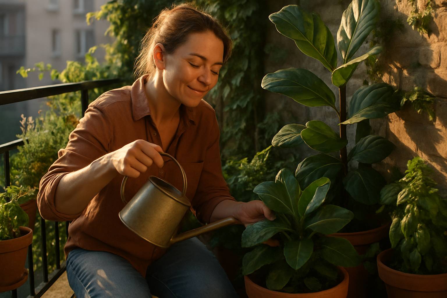 Comment j’ai créé un microclimat idéal pour mes plantes sur mon petit balcon