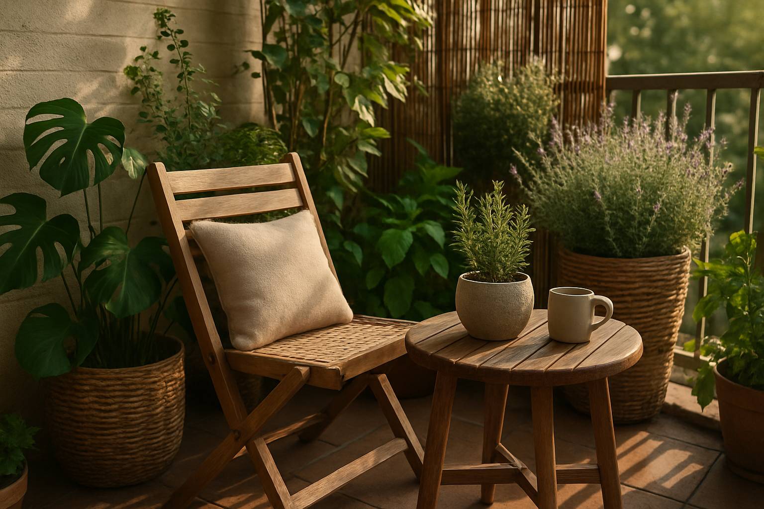 Créer un coin de verdure sur votre balcon avec du mobilier éco-responsable
