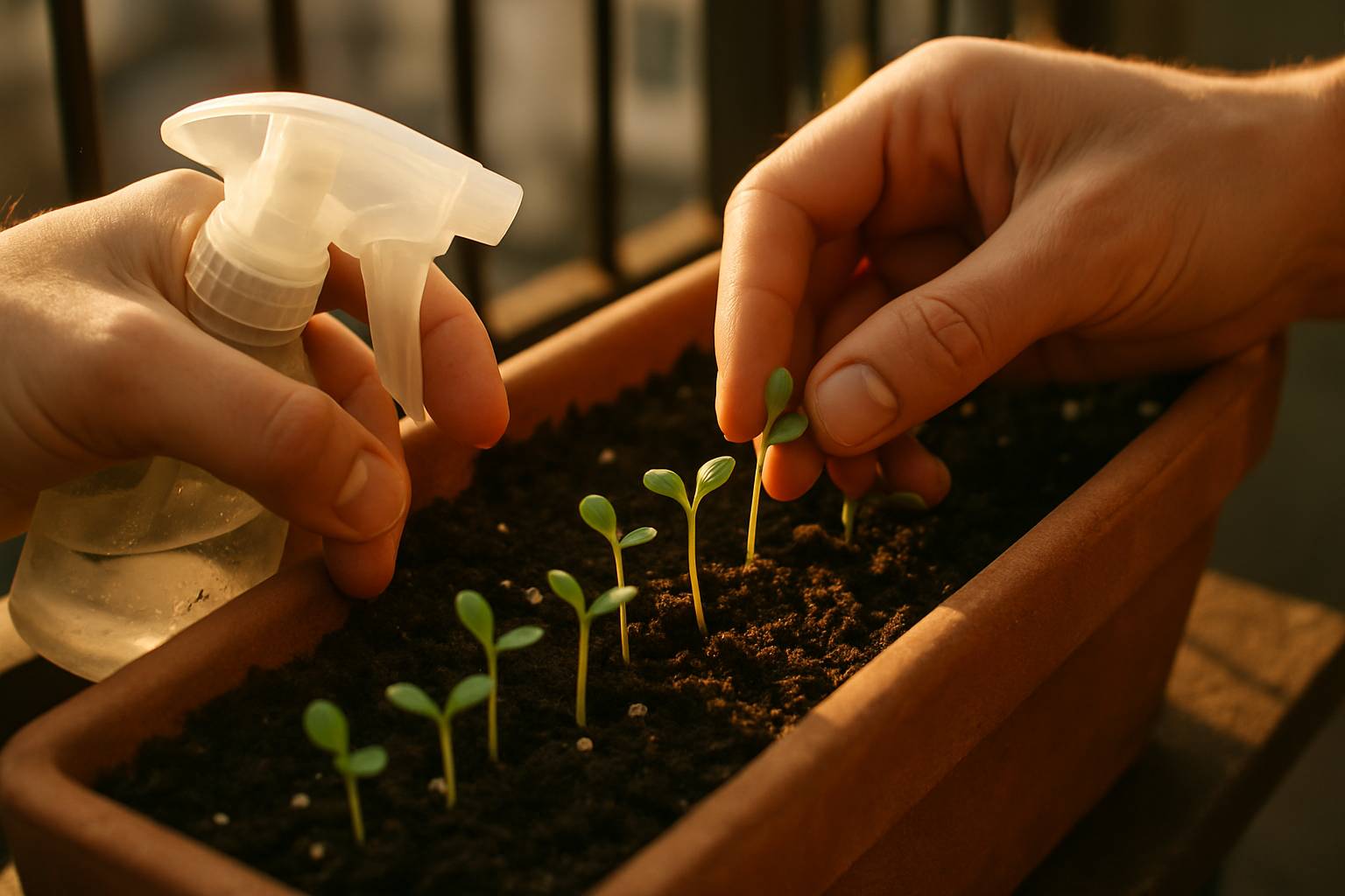 La petite astuce qui a réveillé la germination de mes graines bio sur mon balcon